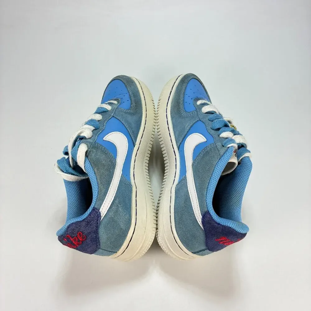 Nike Air Force 1 '07 LV8 First Use University Blue Shoes DB1561-400 Youth Sz 5Y
